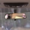 Adesivos de espelho retrovisor de carro mais vendidos no comércio exterior adesivos de carroceria de carro adesivos de espelho de maquiagem de carro feminino em forma de amor adesivos de decoração de vidro