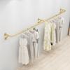Arara de Roupa de Parede para Loja de Roupas Infantis, Arara de Exposição para Pendurar na Parede, Arara de Armazenamento de Roupa Lateral, Prateleira para Roupa Íntima e Calças