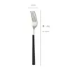 Juego de Cubiertos de Acero Inoxidable Estilo Occidental con Mango de Clip Mate para Mesa Amazon Transfronterizo Tenedor Cuchara Japonesa-Coreana