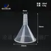 Embudo Transparente de Cuello Largo Fábrica Dispensadora de Líquidos En stock Consumibles de Laboratorio Engrosados Fuga de Aceite Doméstica Embudo de Plástico Multiespecificación