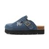 Pantuflas estilo bucanero con plataforma y puntera abierta para mujer, primavera 2025, estilo retro, estilo vaquero, estilo bucanero.