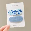 Pinzas para el pelo de helado para niñas, Pinzas laterales lindas para flequillo de bebé, Pinzas de pico de pato, Accesorios para el cabello