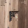 Marco de Soporte Triangular de Hierro Fundido Grueso Retro Vintage Nórdico Estante para el Hogar Almacenamiento Montado en la Pared