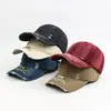 Gorra de Béisbol Vintage con Agujeros para Mujer, Gorra de Béisbol Versátil de Estilo Hip-Hop Suave con Visera Curva para Hombre, Sombrero de Estilo Nuevo