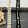 Encaje Trenzado de Hilo al por Mayor en Stock con Hilo Dorado, Encaje de Cinta Estilo Chanel, Accesorios para Ropa de Otoño e Invierno, Accesorios para Sombreros y Bolsos