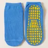 Calcetines antideslizantes directos del fabricante, calcetines para trampolín, calcetines de piso para educación temprana infantil, calcetines de yoga transpirables para adultos, con logo