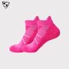 Calcetines Profesionales de Running para Hombre y Mujer, Calcetines Cortos con Suela de Toalla Absorbentes de Sudor Antideslizantes con Suela de Masaje, Calcetines Engrosados para Maratón