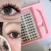 Kit de Cílios Postiços Transfronteiriço, Grande Capacidade, Cílios Postiços de Aparência Natural que Combinam com Todos os Formatos de Olhos, Aplicação Rápida, Curvatura Natural