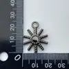 En Stock Color Gunmetal Anillo Redondo Etiqueta de Mariposa Ojal Accesorios para Maleta de Equipaje Bolsa Zapato Chaqueta Colgante de Aleación de Zinc