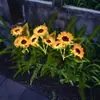 Nueva Lámpara de Girasol de 6 Cabezas Lámpara Solar Led para Jardín Decoración de Césped de Jardín al Aire Libre Macetas Lámpara de Paisaje de Atmósfera