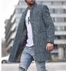 Nuevo Abrigo de Solapa Sencilla con Estampado Digital para Hombre Otoño/Invierno 2025 Chaqueta Superior para Hombre Moda Amazon