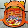 Barraca infantil, casinha de brincar interna, sem necessidade de montagem, dobrável, para uso externo, mosquiteiro, designs de tigre e dinossauro, adequada para bebês meninas e meninos