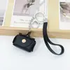 Estuche para Llaves de Cuero con Correa, Mini Bolso Creativo Tendencia Estilo Coreano Personalizado, Billetera para Monedas, Bolsa Pequeña de Almacenamiento, Colgante