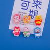 Bonito desenho animado umbigo bebê geladeira adesivos criativos Pooh urso ímã personalidade mini magnético educação precoce adesivos de mensagem decorativa