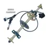 Pequeño ATV de cuatro ruedas Kardin accesorios eje trasero grueso modificado conjunto de freno de disco de mano y pie brida de eje trasero con disco