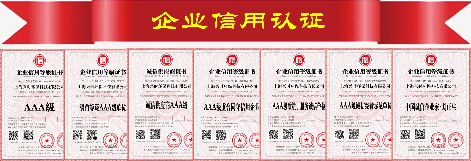 企业信用等级认证01