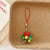 Lindos dijes de Navidad para teléfono, coronas de Navidad de dibujos animados, correas de Navidad para teléfono y adornos de Navidad - pequeños regalos perfectos para la temporada navideña