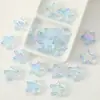 Cuentas Acrílicas Transparentes de Colores Pentagrama Cuentas Estrella en Hilos Accesorios para Cadena de Teléfono Hechos a Mano DIY