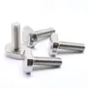 Parafusos em T de Aço Inoxidável M5M6M8M10M12M16304 Parafusos com Ranhura em T Placas de Pressão em T Gb37 Rosca Completa
