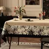 Toalha de Mesa Retrô Francesa Impermeável e à Prova de Óleo Sem Lavagem Novo Estilo 2026 Toalha de Mesa Anti-Escaldamento Luxo Leve Toalha de Mesa de Café de Alta Qualidade