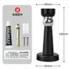 Batente de Porta Estendido Invisível de Aço Inoxidável Sem Furos Sucção Magnética Forte na Parede Topo da Porta Para-choque de Porta de Banheiro Batente de Porta Anti-Colisão Sucção no Chão