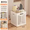 Cesta de Almacenamiento para Esterillas de Yoga con Ruedas para Organizar el Hogar, Cesta de Almacenamiento para Pelotas y Raquetas de Bádminton, Estante de Almacenamiento para Equipos de Fitness