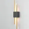 Lámpara de pared de estilo nórdico, sencilla, acrílica, de lujo, atmosférica, para dormitorio, mesita de noche, sala de estar, pasillo de hotel, lámparas Zhongshan