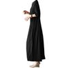 Novo Vestido Feminino Patchwork de Comprimento Médio Estilo OL Primavera 2021 Manga Curta Gola Redonda Venda Direta da Fábrica para o Trabalho