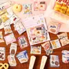 Paquete de Pegatinas para Mascotas Zabc Transfronterizo Doble Tinta Blanca, Serie Diaria de Pintura Suave, 20 Piezas con Temática de Snacks Pegatinas Base para DIY