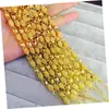 Pulsera Exquisita Recortada de un Solo Color Arena Dorada con Artículos Dentro y Fuera, Transmisión en Vivo del Club de Exportación, Chapada en Oro de Cobre, Moda Coreana, Cristal para Mujer