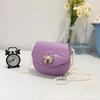 Bolsa de Roupa Infantil Transfronteiriça 2025 Verão Nova Estampa Crocodilo Bolsa Pequena Estilo Coreano Temperamento Desenho Animado Bolsa de Princesa