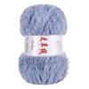 Hilo de piel gruesa, hilo de imitación de piel, gorro largo de lana de visón, bufanda tejida a mano, bolsa de material para manualidades tejida a mano