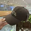 Gorra de Béisbol Gris con Visera Curva de Tendencia Estilo Coreano para Mujer 2025 Otoño, Que Hace que la Cara Parezca Más Pequeña, Adecuada para Todas las Estaciones
