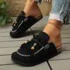 2026 Exportação Transfronteiriça Moda Franja Versátil Elegante High-End Slip-On Sapatos Femininos Estiloso Retro Commuter Sapatos Femininos