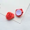 Flor de Tela de Capullo de Rosa de Cinta Plegada a Mano Flor de Tela para Manualidades Pasador Aro para el Cabello Cuerda para el Cabello Accesorios Accesorios Caseros para el Cabello Material para Tocado