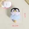 Lindo Broche de Dibujos Animados de Peluche, Llavero de Accesorio DIY de Pingüino, Colgante Pequeño para Decoración de Bolsos, Muñeca Chirriante