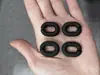 Corrente de fivela de corrente de borracha fosca ins 18*24mm com anel aberto em forma de U para bolsa corrente de celular acessórios de joias diy