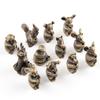 Portaincienso de Animal de Cobre Antiguo Creativo Doce Zodiaco Inserto para Incienso Hogar Interior Ceremonia del Té Incienso en Línea Mini Adornos de Incienso