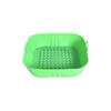 Tapete para Freidora de Aire para Uso Doméstico, Tapete Plegable de Silicona de Grado Alimenticio Espesado, Bandeja de Horneado de Silicona Resistente a Altas Temperaturas