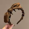 Diadema de Satén con Lazo y Corona Alta para Mujer 2025 Nueva Colección Otoño e Invierno Uso Diario Pinza para el Cabello Accesorio para el Cabello