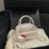 Bolso de mano con lazo de lunares transfronterizo para mujer, alto valor estético, nuevo modelo 2026, bolso cruzado lindo y fresco para mujer