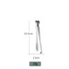 Pinza para Hielo de Acero Inoxidable Engrosado Pinza para Hielo Pinza para Alimentos de Cocina Pinza para Pan Pinza para Barbacoa Pinza para Bistec Comercial Pinza para Alimentos