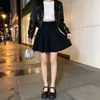 Falda de Punto de Cintura Alta Versátil y de Moda para Mujer 2026 Otoño/Invierno Nueva Mini Falda Casual de Punto Adelgazante Línea A Tendencia