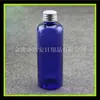 Equipo de pesca botella pequeña de medicina 100ml tapa de aluminio Botella Azul Botella de Tónico botella de champú 100ml Rocío puro sub-botella