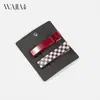 Wjia Nuevo Clip de Pato Doble de Bloques de Color a Cuadros Rojos y Blancos Clip para Flequillo Lateral Clip para el Cabello Accesorios para el Cabello