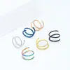 Fábrica de Origen Acero Inoxidable 316L Anillo Medio Aro para Nariz Pinza para Nariz Joyería para Perforaciones Venta al por Mayor