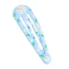 Europa e Estados Unidos gota de óleo colorida transfronteiriça 5cm grampo de cabelo infantil Margarida presilha BB presilha para franja atacado