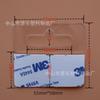 Gancho transparente para mascotas con orificio para avión, de PVC, redondo, triangular, para embalaje de plástico, autoadhesivo de PP