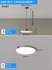 Lustre de Restaurante Estilo Nórdico Cor Creme Vento UFO Lustre de Bar Moderno Simples Espectro Completo Proteção para os Olhos Lâmpada Principal de Sala de Jantar Francesa