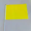 Bandeirinhas Coloridas Pequenas para Venda no Atacado para Eventos Esportivos de Jardim de Infância, Bandeiras de Mão, Bandeirinhas Triangulares Coloridas para Acenar, Bandeiras Vermelhas para Acenar